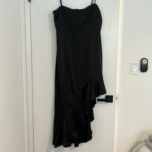 aqua formal black dress Azure Dream Girls Long Aqua Dress: Rhinestones main image 1